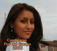Candidatas a Flor del Campo 2008
