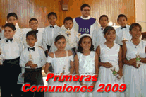 Primeras Comuniones Dic 2009 , Visita del Candidatas y Sr. Alcalde de Nuevo Progreso Coatevision Pochi Pochi